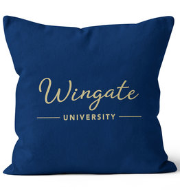 Jardine 18"x18" Indoor Sublimated Pillow Wingate Over University Cursive