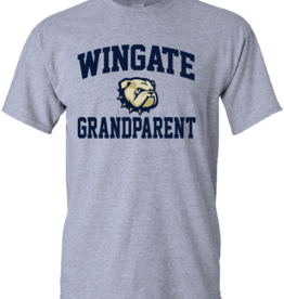 Gildan Grey Wingate Dog Head Grandparent Short Sleeve T Shirt