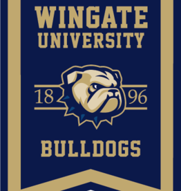 Collegiate Pacific 18 x 24 WU Dog Head Bulldogs Rafter Banner Dovetail Pennant