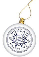 The Fanatic Group White Shatterproof Seal Ornament