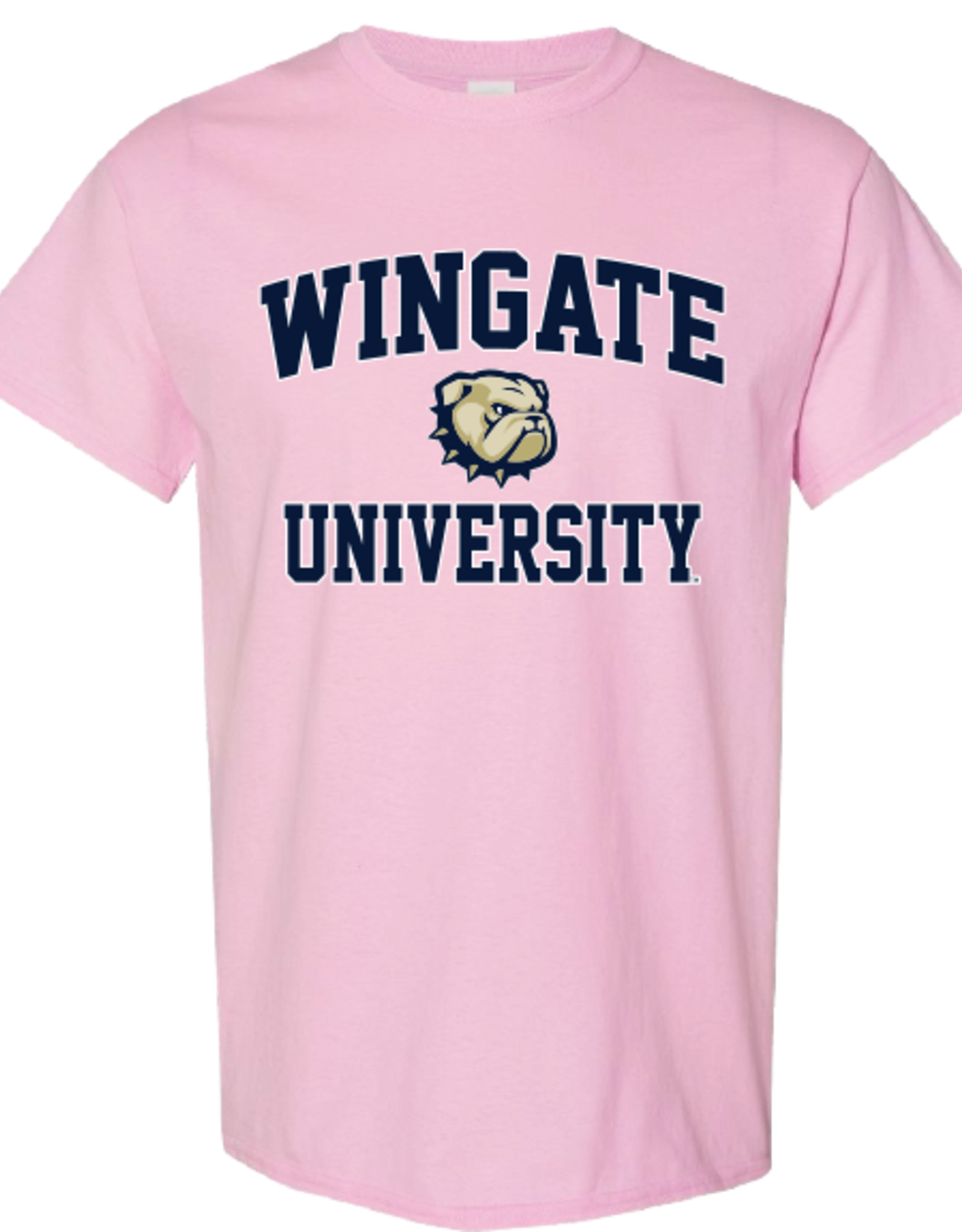 Gildan Youth Pink Wingate University New Dog ss Tee