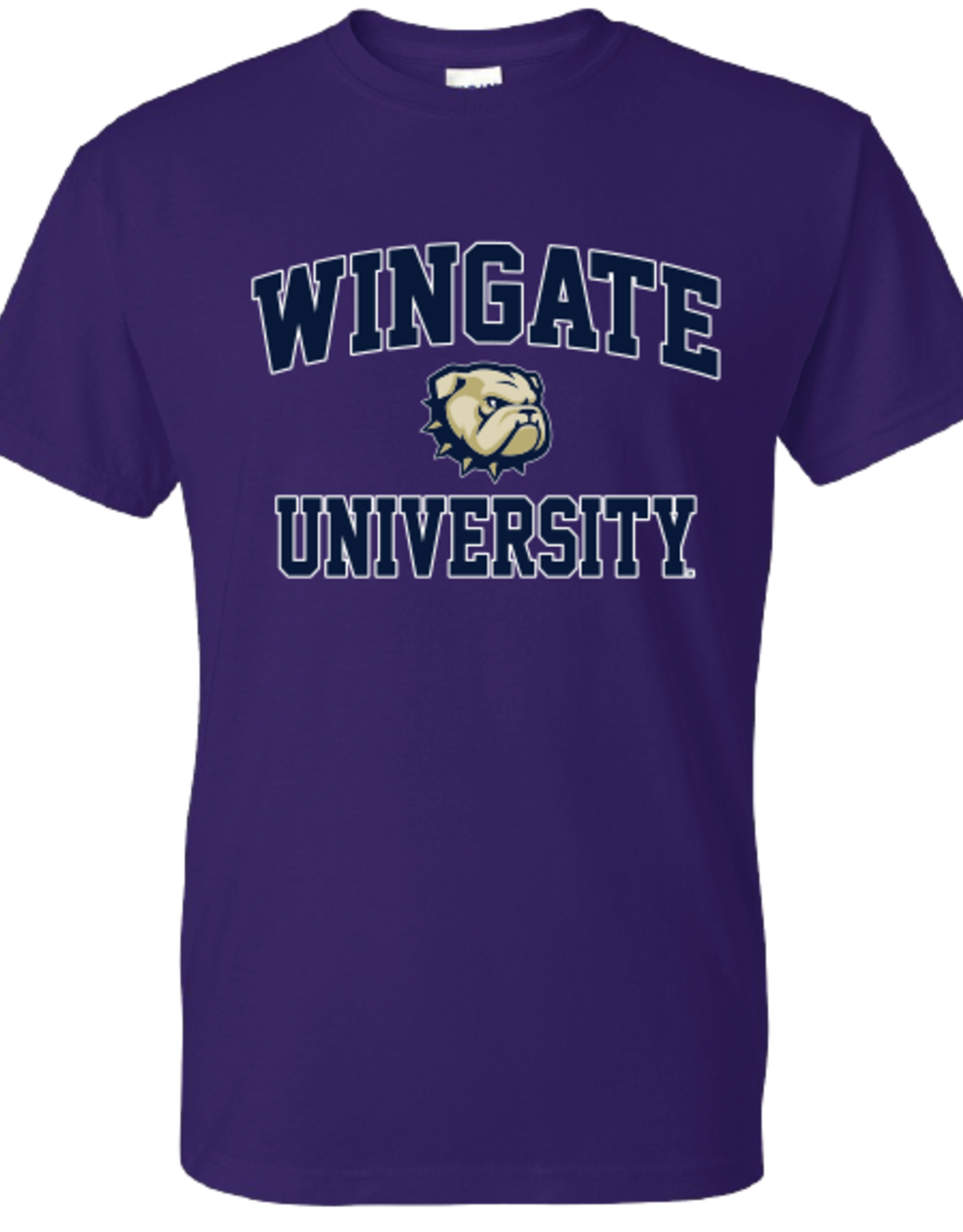 Gildan Youth Purple Wingate University Dog Head Short Sleeve T Shirt