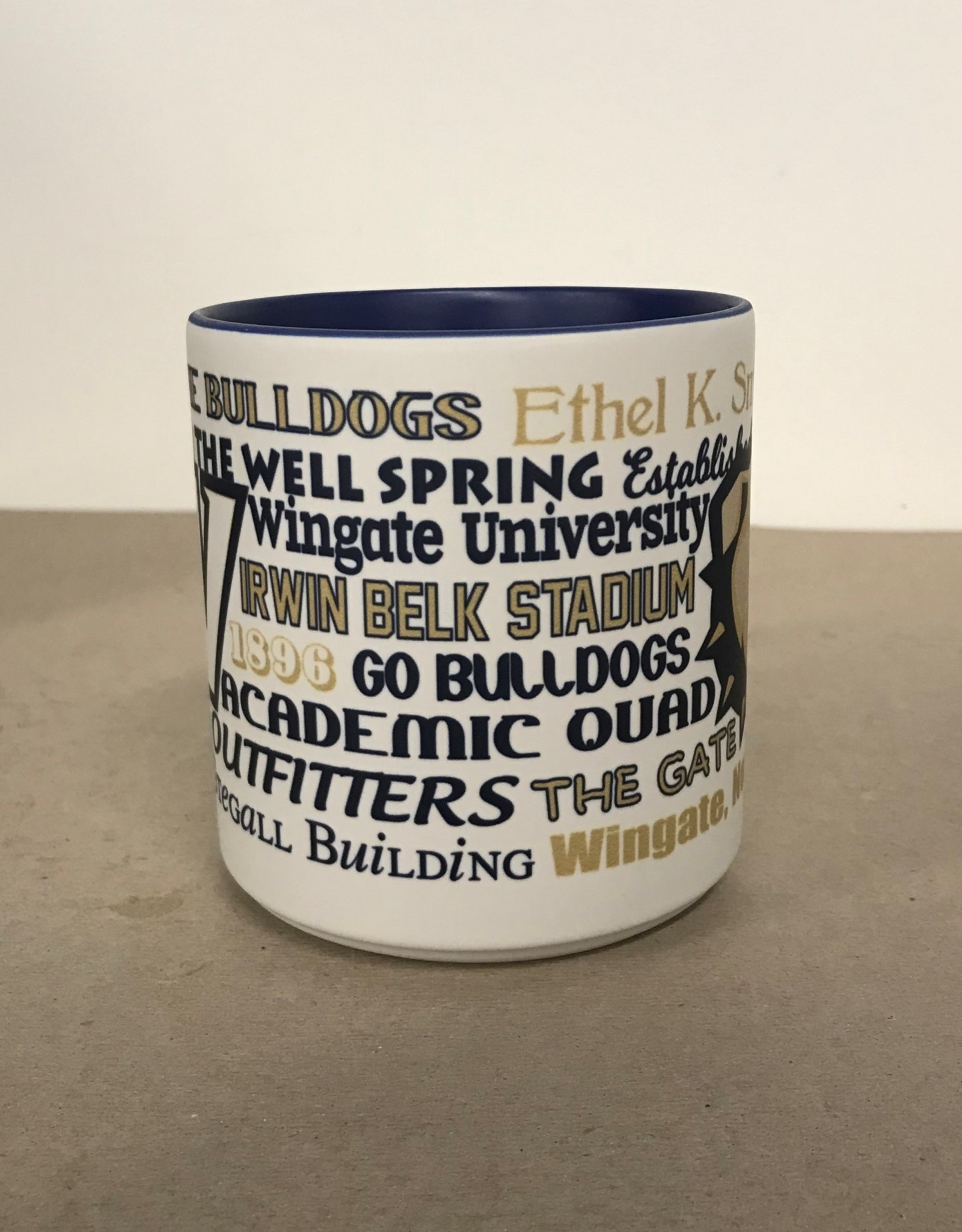 RFSJ (PICK UP ONLY) 20oz White Matte Wingate Collage Ceramic Mug