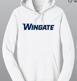 White Wingate Hoodie Sweatshirt