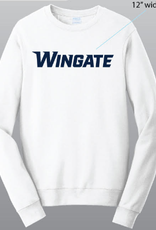 White Wingate Crewneck Sweatshirt