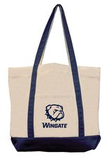 Jardine FR Heavy Duty Large Canvas Boat Tote Wingate Over Dog Head