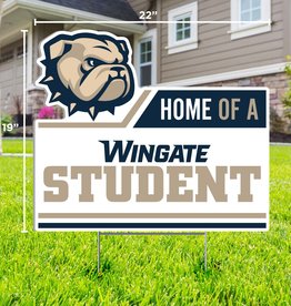 CDI DROP SHIP ONLY Dog Head Home Of A Wingate Student Yard Sign (ONLINE ONLY)