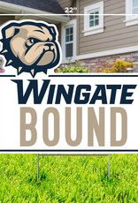 CDI DROP SHIP ONLY Dog Head Wingate Bound Yard Sign (ONLINE ONLY)