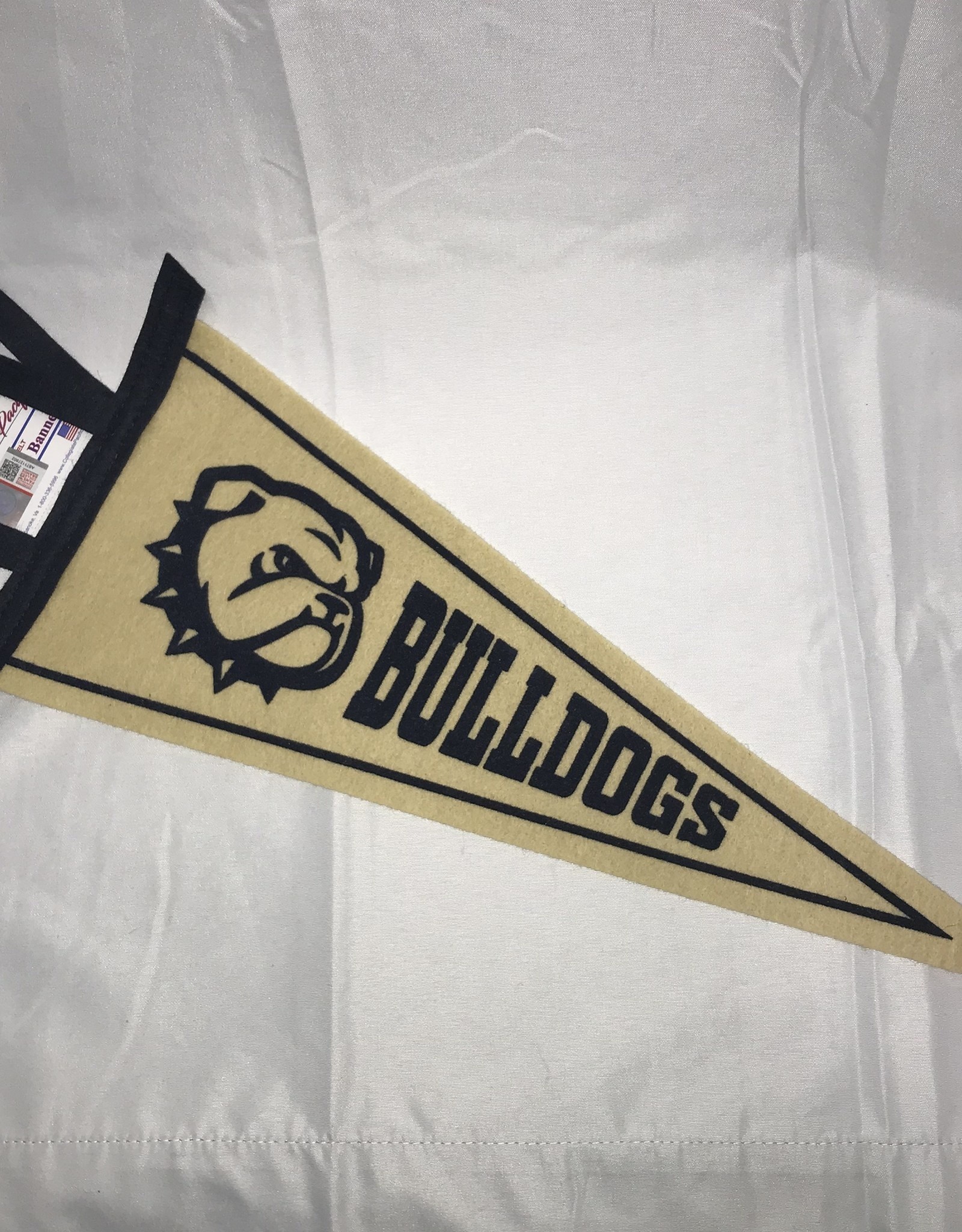 Collegiate Pacific 6 x 15 Vegas Gold Dog Head Bulldogs Wingate Pennant