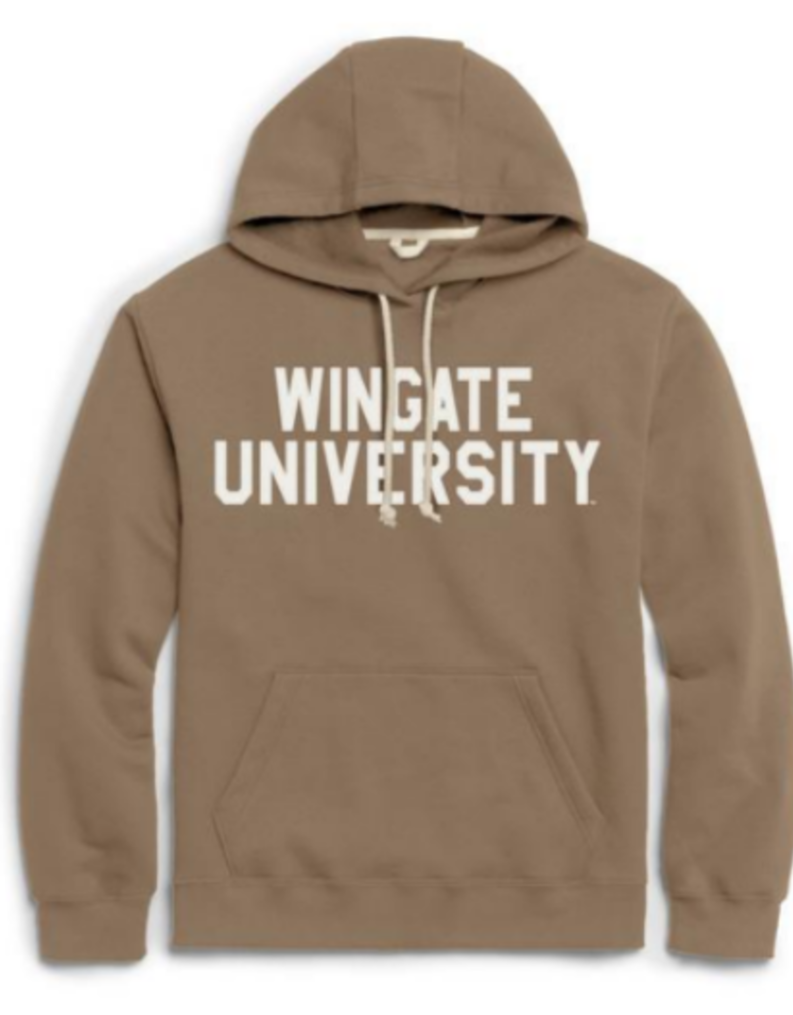 League Driftwood Wingate University Essential Fleece Hoodie Sweatshirt