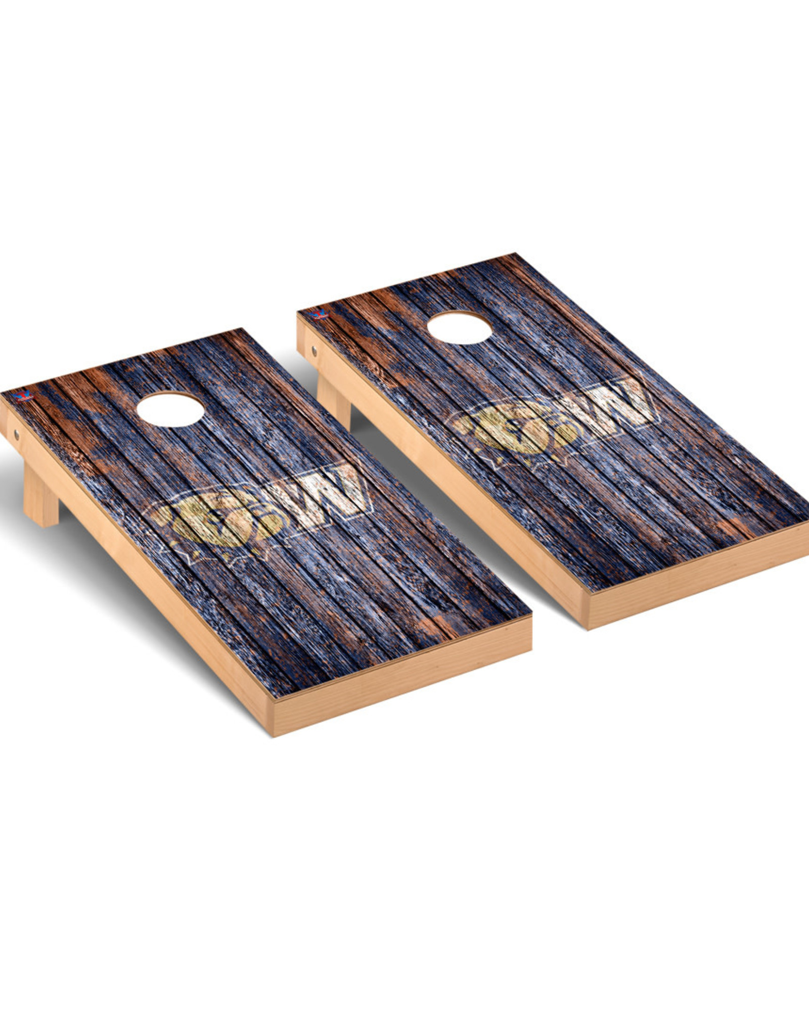 Victory Tailgate DROP SHIP ONLY Regulation Cornhole Game Set Weathered Design (ONLINE ONLY)