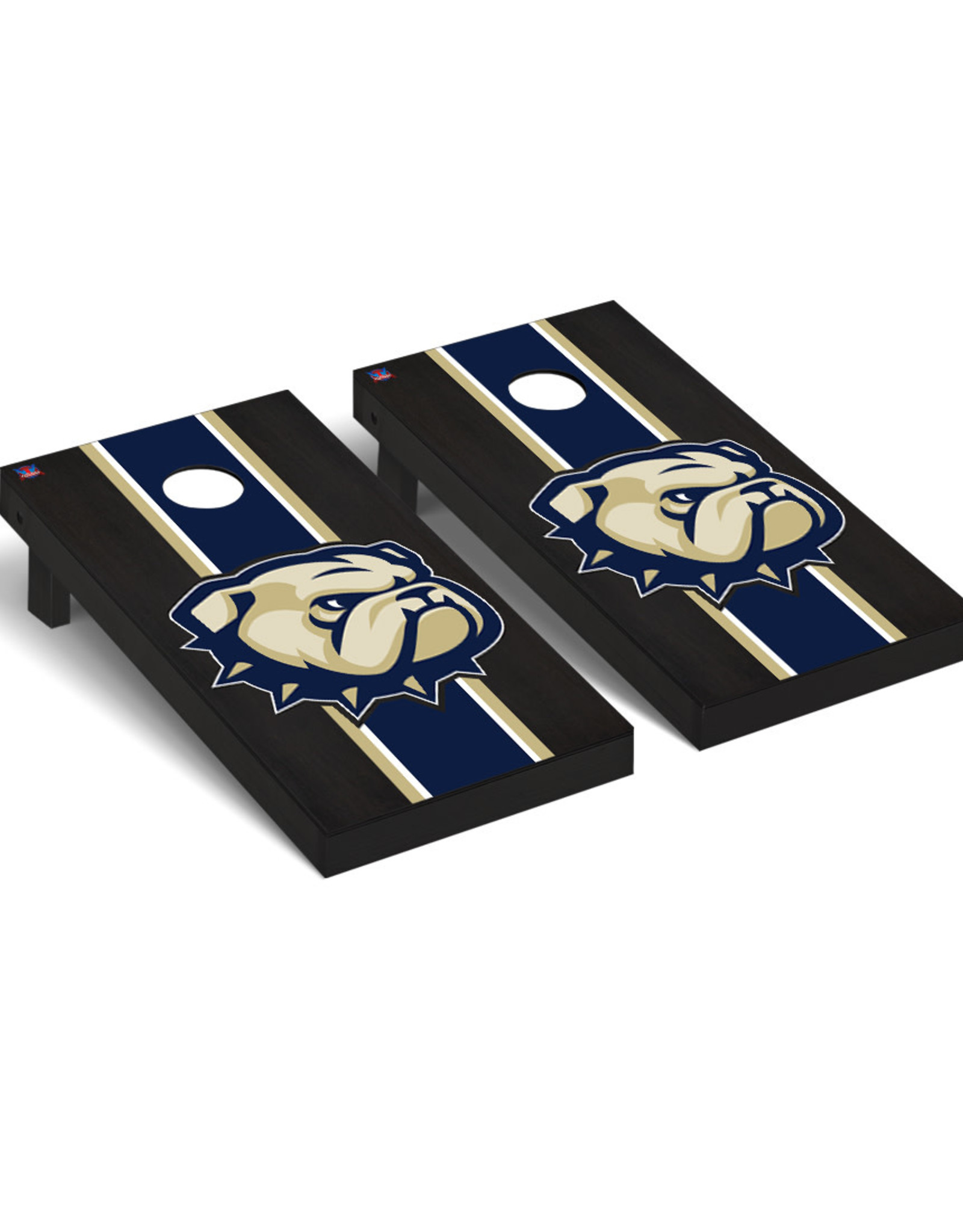 Victory Tailgate DROP SHIP ONLY Regulation Cornhole Game Set Onyx Stained Stripe Design (ONLINE ONLY)