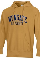 Champion Gold Vintage Wash Wingate University Hoodie Sweatshirt