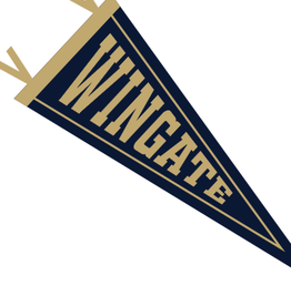 Collegiate Pacific 6 x 15 Navy Wingate Pennant