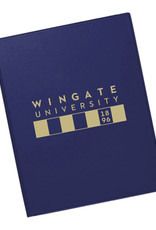 MCM 9 x 12 Navy Wingate University Vinyl Portfolio