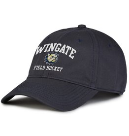 The Game Deep Navy Wingate Dog Head Field Hockey Unstructured Adjustable Hat