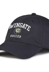 The Game Deep Navy Wingate Dog Head Soccer Unstructured Adjustable Hat