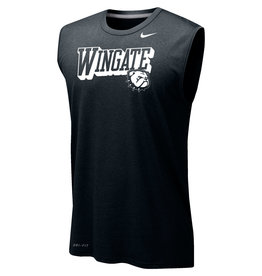 Nike Black Wingate With Dog Head Sleeveless T Shirt