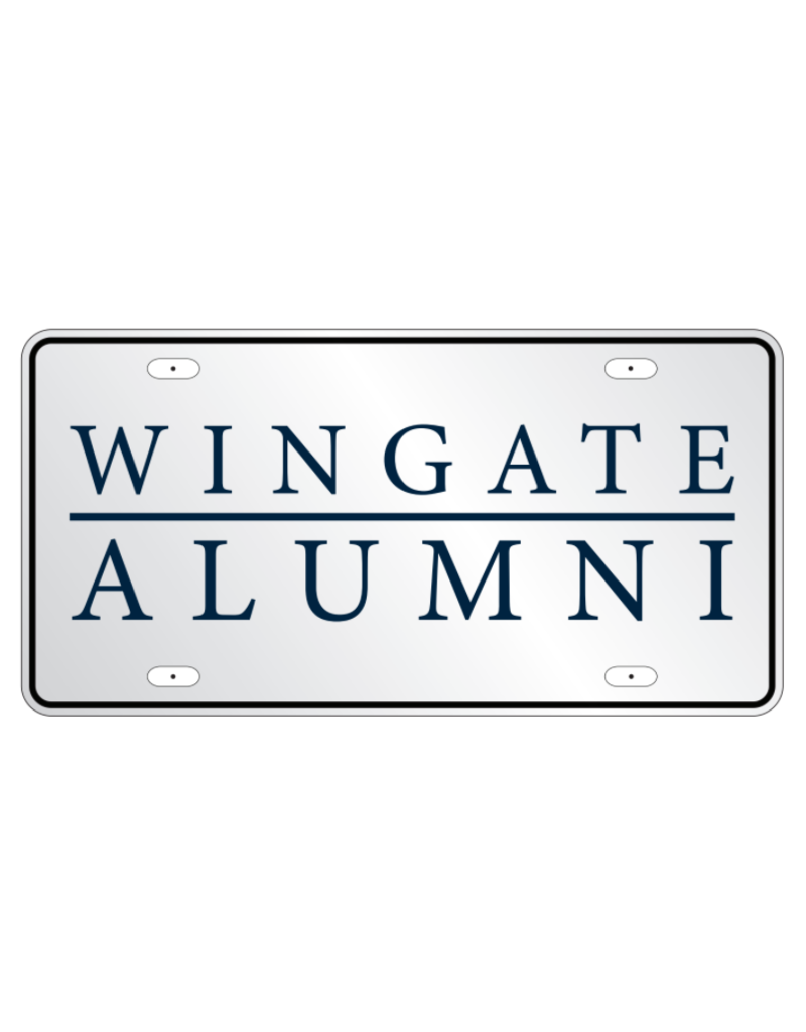 Jardine Wingate University Alumni Rectangle License Plate