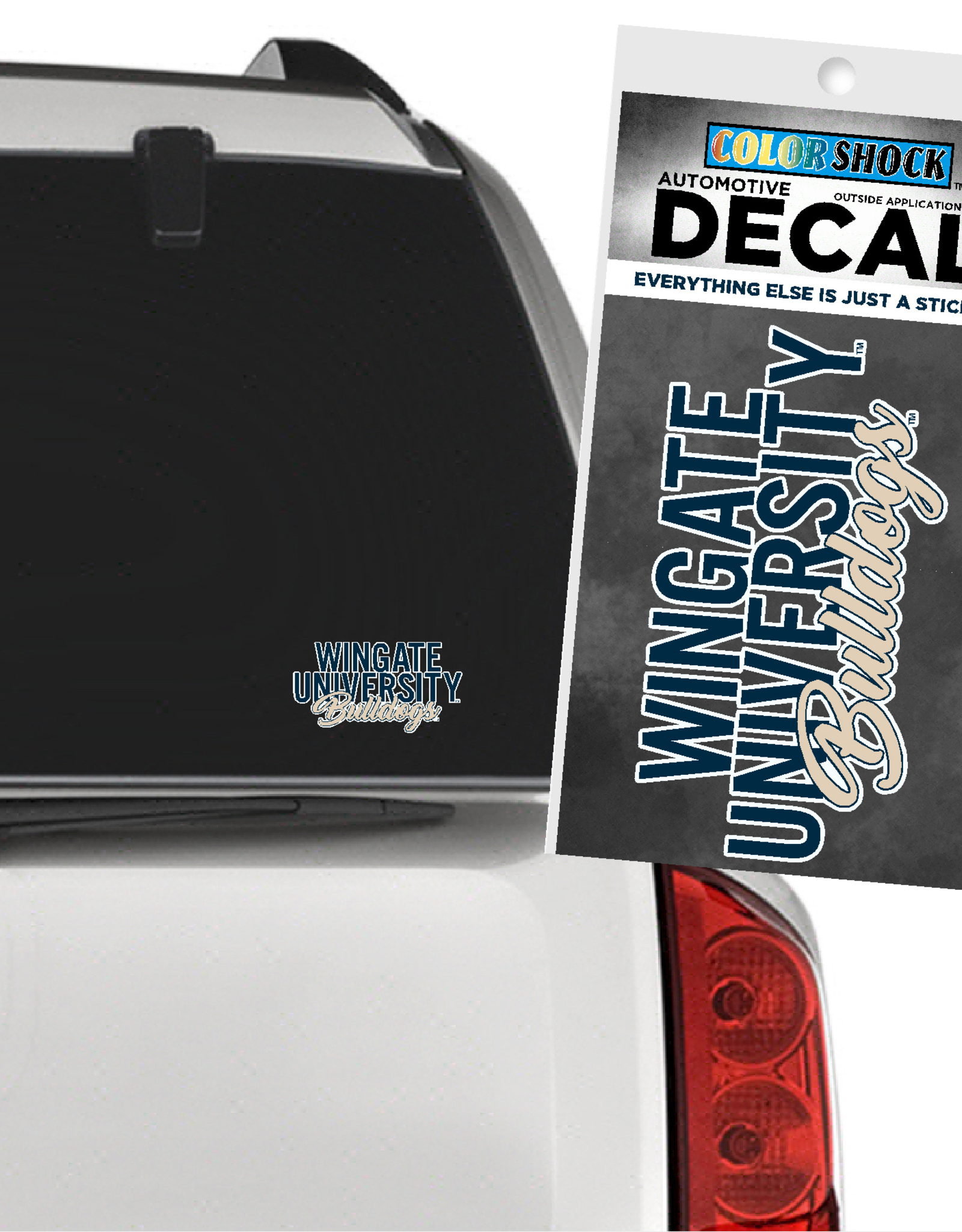 Color Shock Wingate University Bulldogs Decal