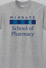 Gildan Soft Grey Wingate School of  Pharmacy Short Sleeve T Shirt