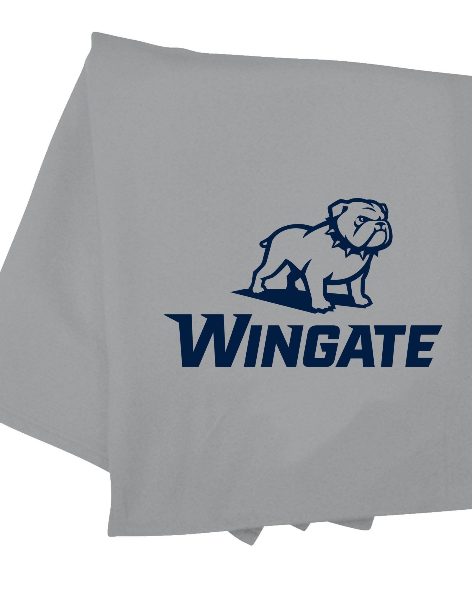 MV Sport 54" x 84" Grey Full Dog Over Wingate Proweave Sweatshirt Blanket