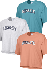 Champion Ladies Wingate Vintage Wash Jersey Boxy Crop Short Sleeve T Shirt