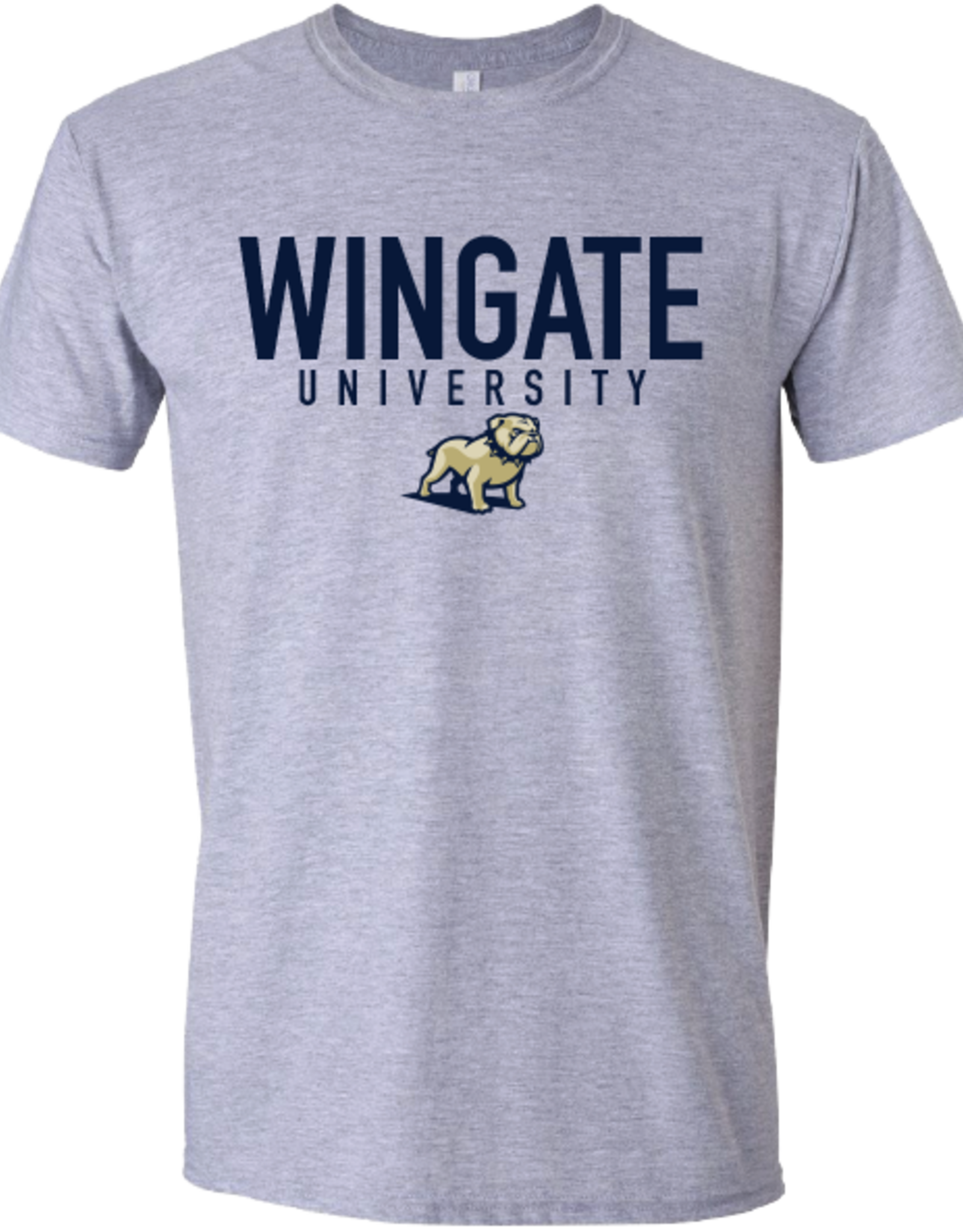 Gildan Soft Wingate University Full Standing Bulldog Short Sleeve T Shirt