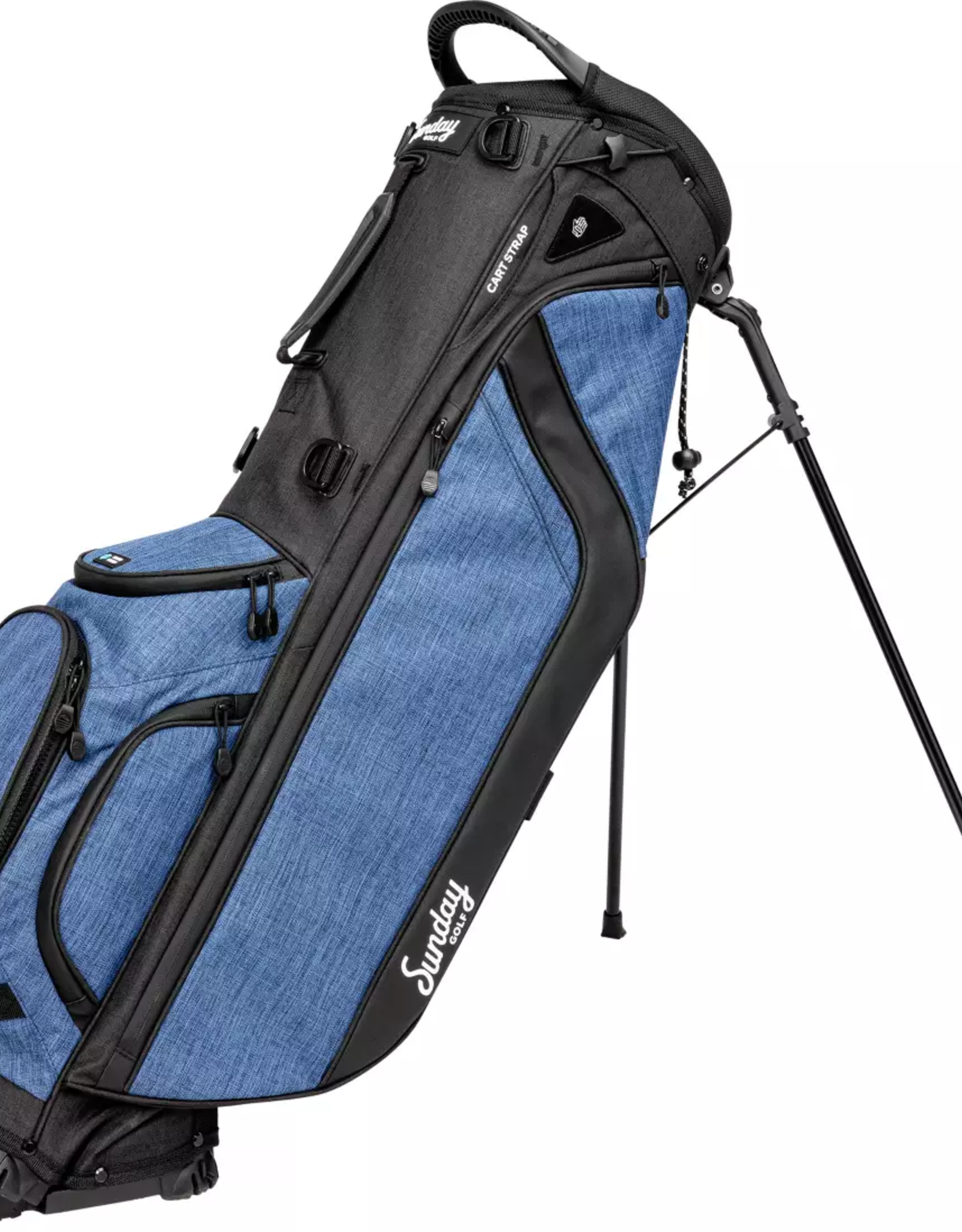 DROP SHIP ONLY  Embroidered Dog Head W Cobalt Blue Ryder Stand Bag by Sunday Golf (ONLINE ONLY)