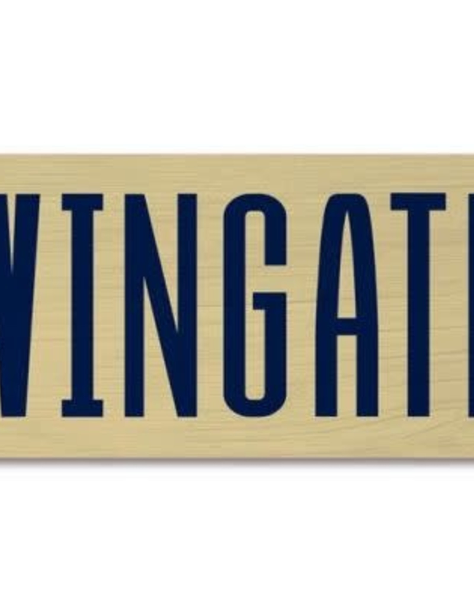 Legacy 1.75 x 3.75 Gold Wingate Long Wood Magnet