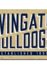 Legacy Wingate Bulldogs Established 1896 Wood Magnet