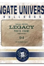 Legacy 6 x 4 White Wingate University Seal Wood Photo Frame