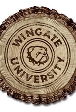 Legacy 3 x 3 Wingate Dog Head University Barky Wood Magnet