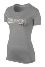Nike Bulldogs Wingate University Full Standing Dog Legend Short Sleeve T Shirt