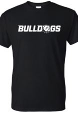 Gildan Heavy Cotton Black Bulldogs Dog Head O Short Sleeve T Shirt
