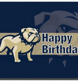 The Fanatic Group 5 x 7 Happy Birthday Go Bulldogs Greeting Card