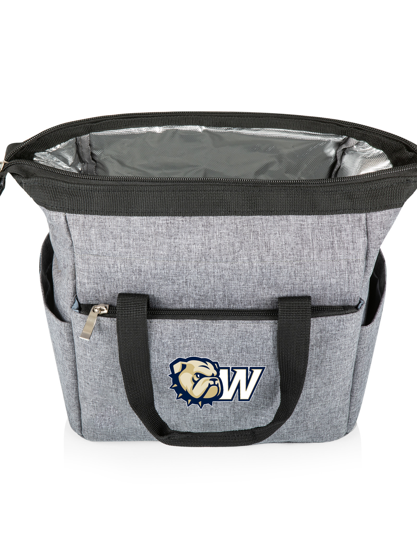 Picnic Time DROP SHIP ONLY  Grey  Dog Head W On The Go Lunch Cooler (ONLINE ONLY)