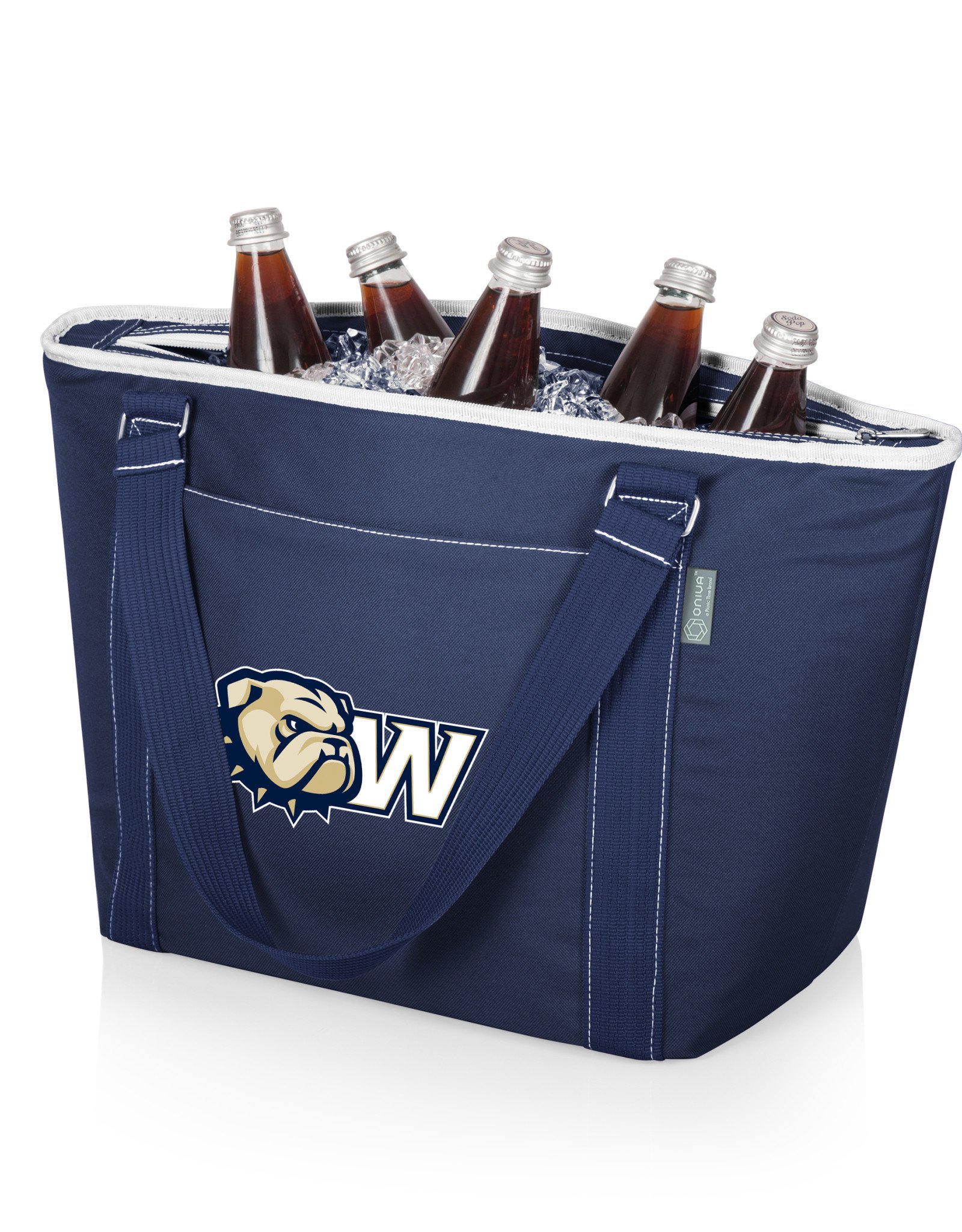Picnic Time DROP SHIP ONLY  Navy Dog Head W Topanga Cooler Tote Bag (ONLINE ONLY)