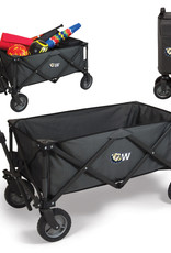 Picnic Time DROP SHIP ONLY  Dark Grey Dog Head W Adventure Wagon Portable Utility Wagon (ONLINE ONLY)