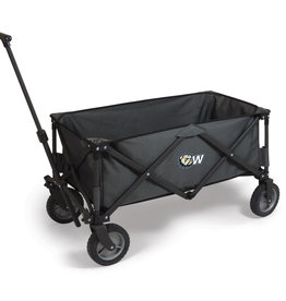 Picnic Time DROP SHIP ONLY  Dark Grey Dog Head W Adventure Wagon Portable Utility Wagon (ONLINE ONLY)