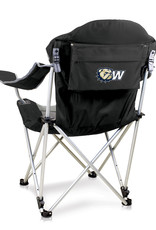 Picnic Time DROP SHIP ONLY  Black and Grey Dog Head W Reclining Camp Chair (ONLINE ONLY)