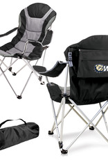 Picnic Time DROP SHIP ONLY  Black and Grey Dog Head W Reclining Camp Chair (ONLINE ONLY)