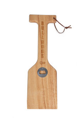 Picnic Time DROP SHIP ONLY  Bulldogs Dog Head W Hardwood BBQ Grill Scraper with Bottle Opener (ONLINE ONLY)