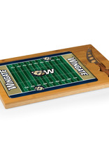 Picnic Time DROP SHIP ONLY  Dog Head W Touchdown! Football Cutting Board & Serving Tray