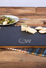 Picnic Time DROP SHIP ONLY  Dog Head W Covina Acacia and Slate Serving Tray (ONLINE ONLY)