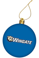 The Fanatic Group Navy Shatterproof Dog Head Wingate Ornament