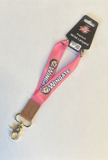 Jardine Pink Wingate Dog Head Wristlet Keychain