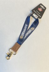 Jardine Blue Wingate Dog Head Wristlet Keychain