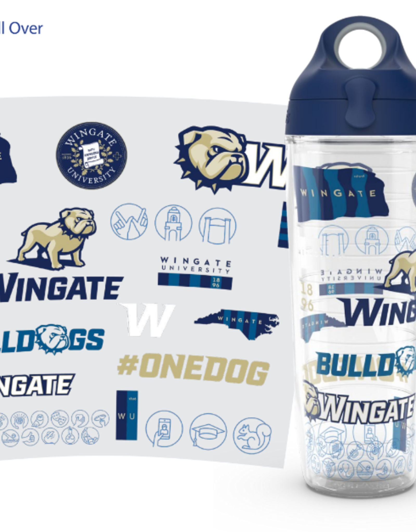 Tervis 24oz Wingate Logos Classic Insulated Water Bottle