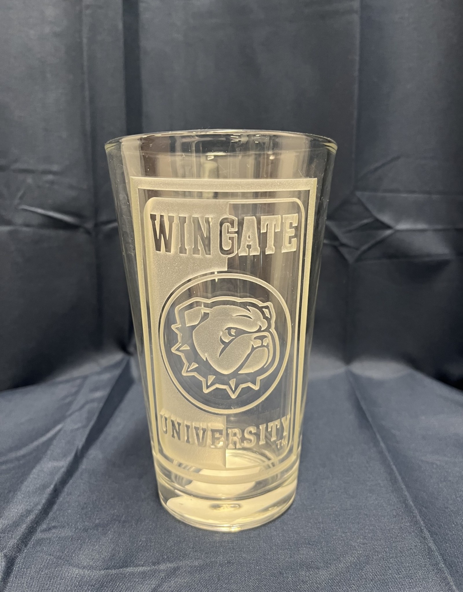 Spirit 16oz Wingate Dog Head University Ultra Engraved Pint Glass
